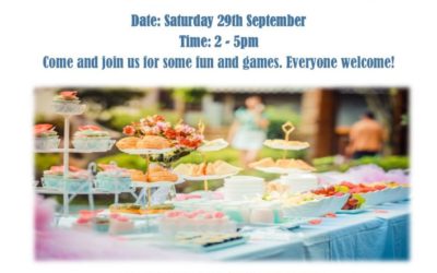 Sunflower Garden Party – Saturday 29th September 2018