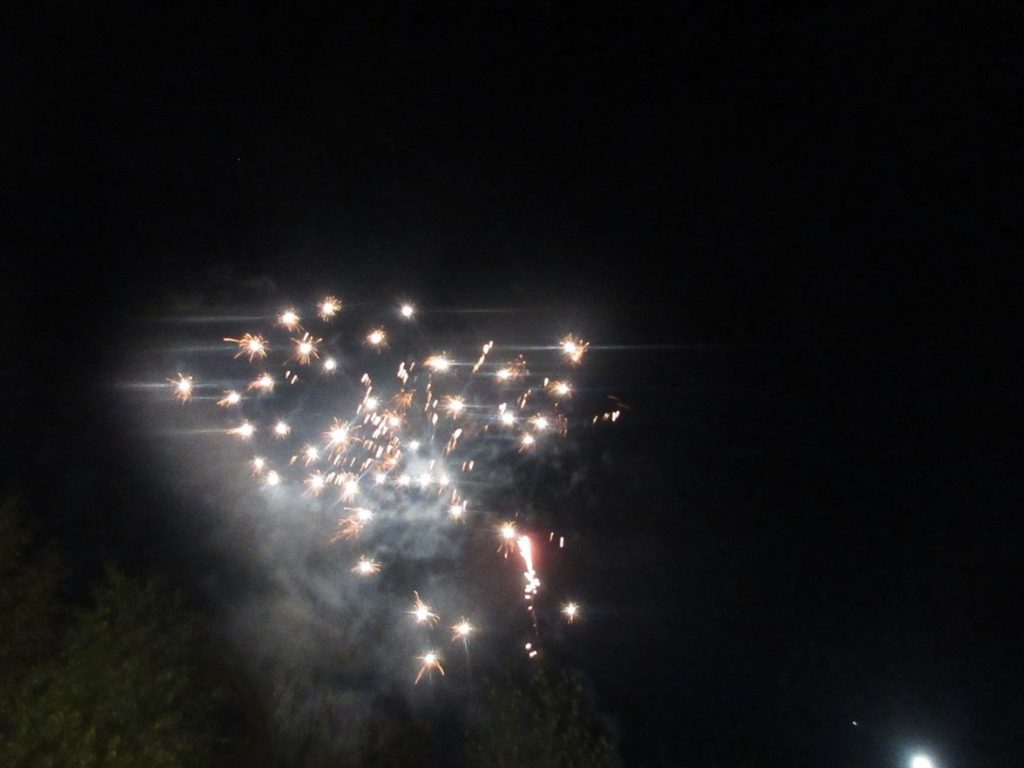 Woodland’s residents, staff and relatives enjoy an excellent Firework