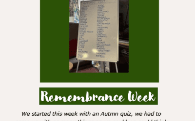 Hill Brow Diary 4-10 November
